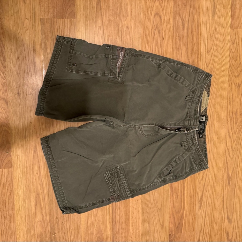 Micros Gray Cargo Shorts, Boy’s Size 12